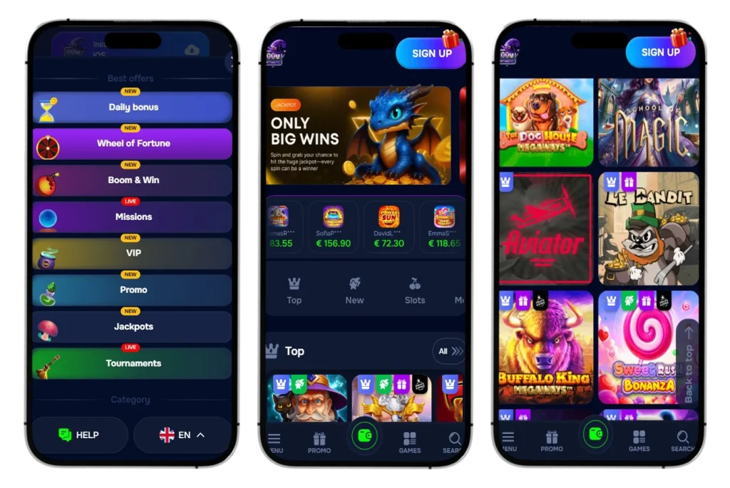 Wizardo Casino Mobile Version
